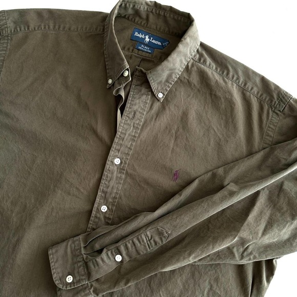 Vintage Ralph Lauren Cotton Button Down Shirt - Picture 8 of 8